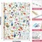 Academic Year Monthly and Weekly Calendar Teacher Planner - Wildflower